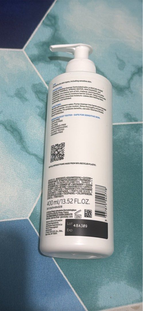 La Roche-Posay gentle cleanser (Category: Face Care) located in Taguig. Submitted by barbzz (Listing ID 1461790318, Image 2). Description: Brand new La Roche-Posay cleanser Bought in CVS (Seattle) RFS: Bought 2 bottles, d hiyang sa anak ko..