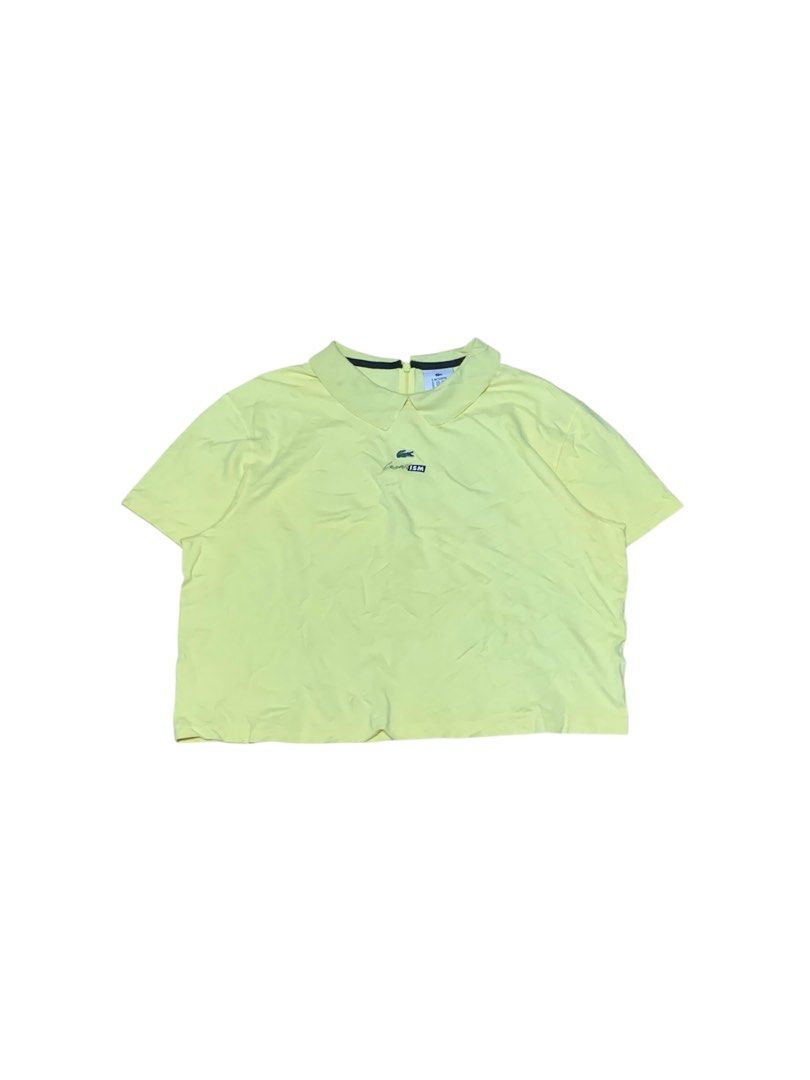 Lacoste Live (Category: Shirts) located in Manila. Submitted by lyf_7hrift (Listing ID 1461722388, Image 1). Description: Lacoste Live Crop Polo P350 21L 22W Dimes 9.5/10 Color Rate Excellent Condition.