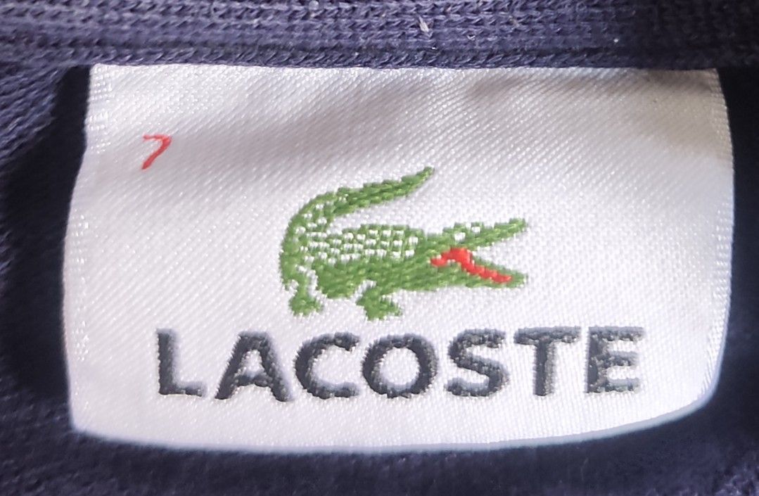 Lacoste Polo Shirt (Category: Tshirts & Polo Shirts ) located in Manila. Submitted by iceman_17 (Listing ID 1461630401, Image 3). Description: 90's Lacoste Polo Shirt Size 7.
