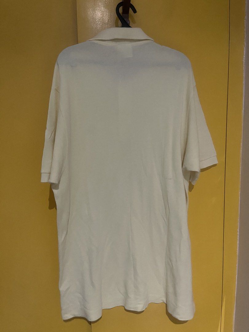 Lacoste Polo Shirt Yellow Size 5 (Category: Tshirts & Polo Shirts ) located in Manila. Submitted by brahma806 (Listing ID 1461718706, Image 3). Description: Classic yellow Lacoste polo shirt, size 5. Features the iconic crocodile logo. Perfect for everyday casual wear. 21.5x 29.