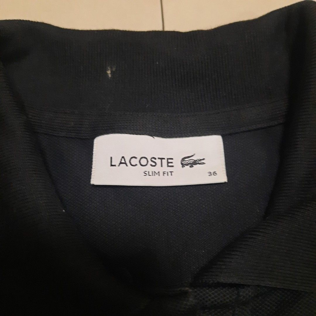 Lacoste Sleeveless (Category: Sleeveless) located in Cebu City. Submitted by archivalia.me (Listing ID 1461714923, Image 3). Description: Lacoste Sleeveless Cotton Piquè Shirt Small Width 17 Length 25 Good as New No Issue Price dm + sf Loc: Cebu City.