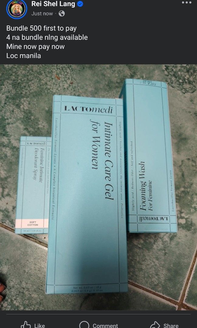 Lactomedi bundle set for only 700 (Category: Sanitary Hygiene) located in Manila. Submitted by reichellen93323 (Listing ID 1461650960, Image 1). Description: .