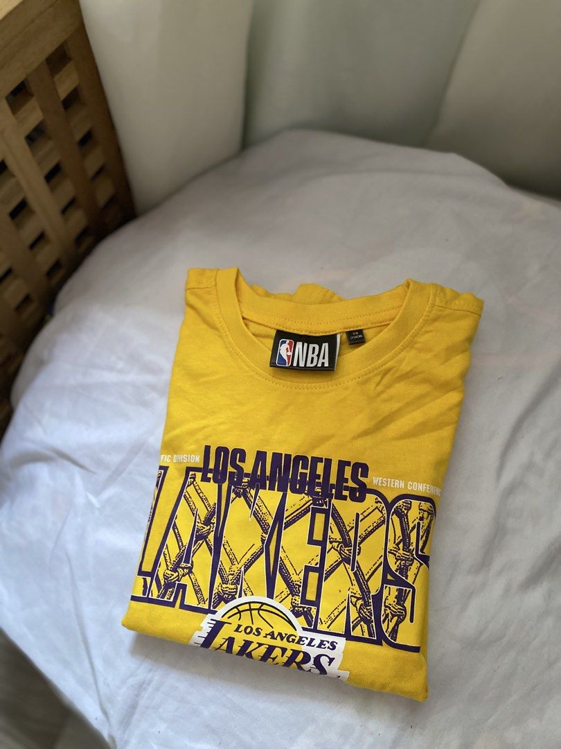 (5-6y) Lakers Kids TShirt (Category: Babies & Kids Fashion) located in Bulacan. Submitted by spidermom001020 (Listing ID 1461662537, Image 2). Description: AVAILABLE Brand new overruns Payment: Gcash, Maya Shipping: J&T, Lalamove Loc: Hagonoy/Malalos Bulacan.