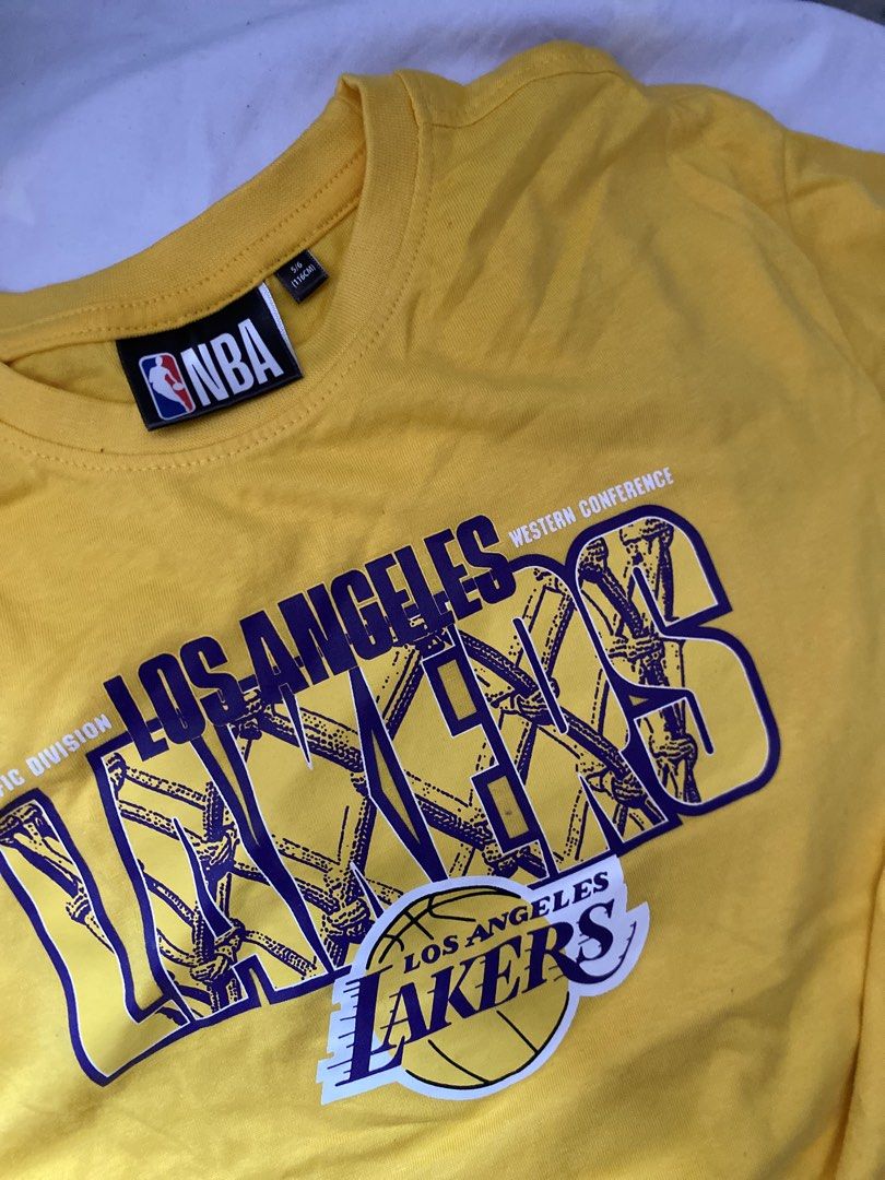 (5-6y) Lakers Kids TShirt (Category: Babies & Kids Fashion) located in Bulacan. Submitted by spidermom001020 (Listing ID 1461662537, Image 3). Description: AVAILABLE Brand new overruns Payment: Gcash, Maya Shipping: J&T, Lalamove Loc: Hagonoy/Malalos Bulacan.
