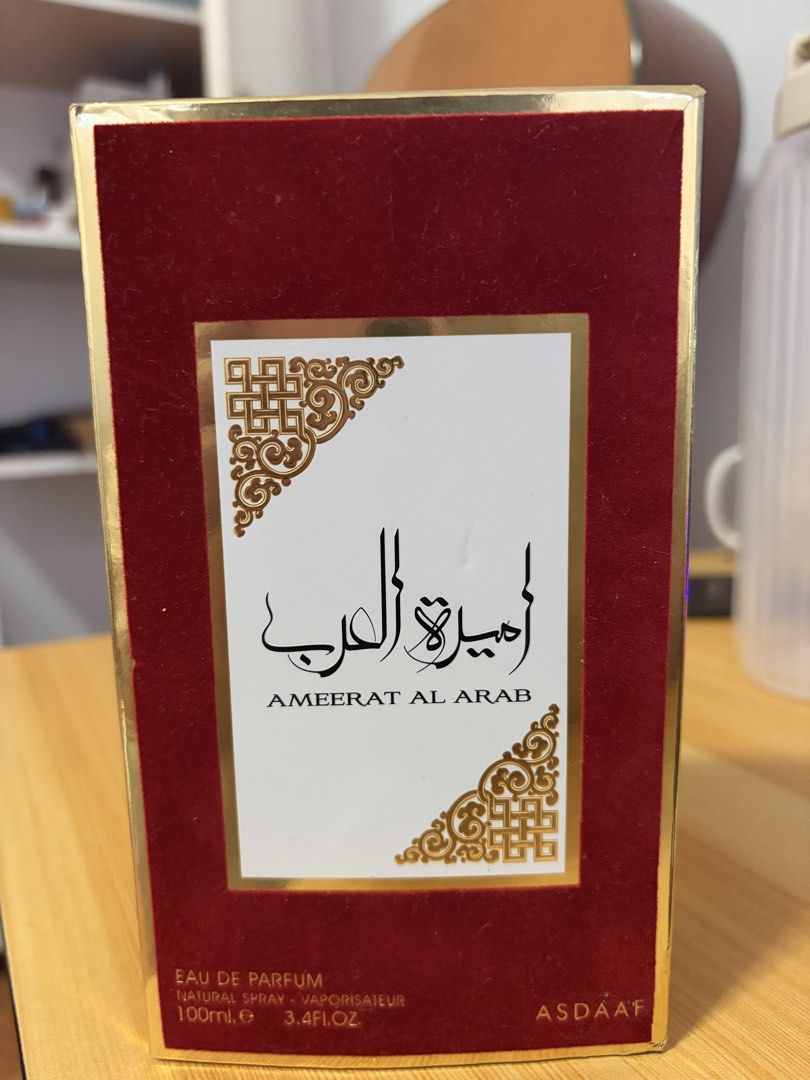 Lattafa Ameerat Al Arab Eau de Parfum 100ml (Category: Fragrance & Deodorants) located in Manila. Submitted by ynigosmeow (Listing ID 1461574290, Image 3). Description: Gift from Dubai 🇦🇪 Used only a few times, still in very good condition. Original/authentic perfume. Selling for ₱1,200. 📍 Marikina City PM for inquiries! 💌.