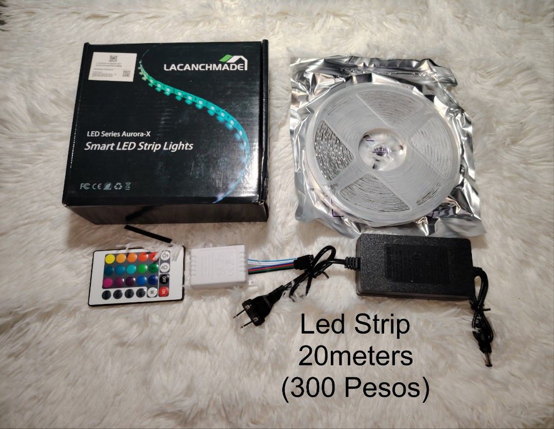 Led Strip lights 20 meters (Category: Lighting) located in Manila. Submitted by jhaymar_hernandez (Listing ID 1461619794, Image 1). Description: Led Strip lights 20 meters 300 PESOS ONLY! Location Cogeo Gate 2 Antipolo City.
