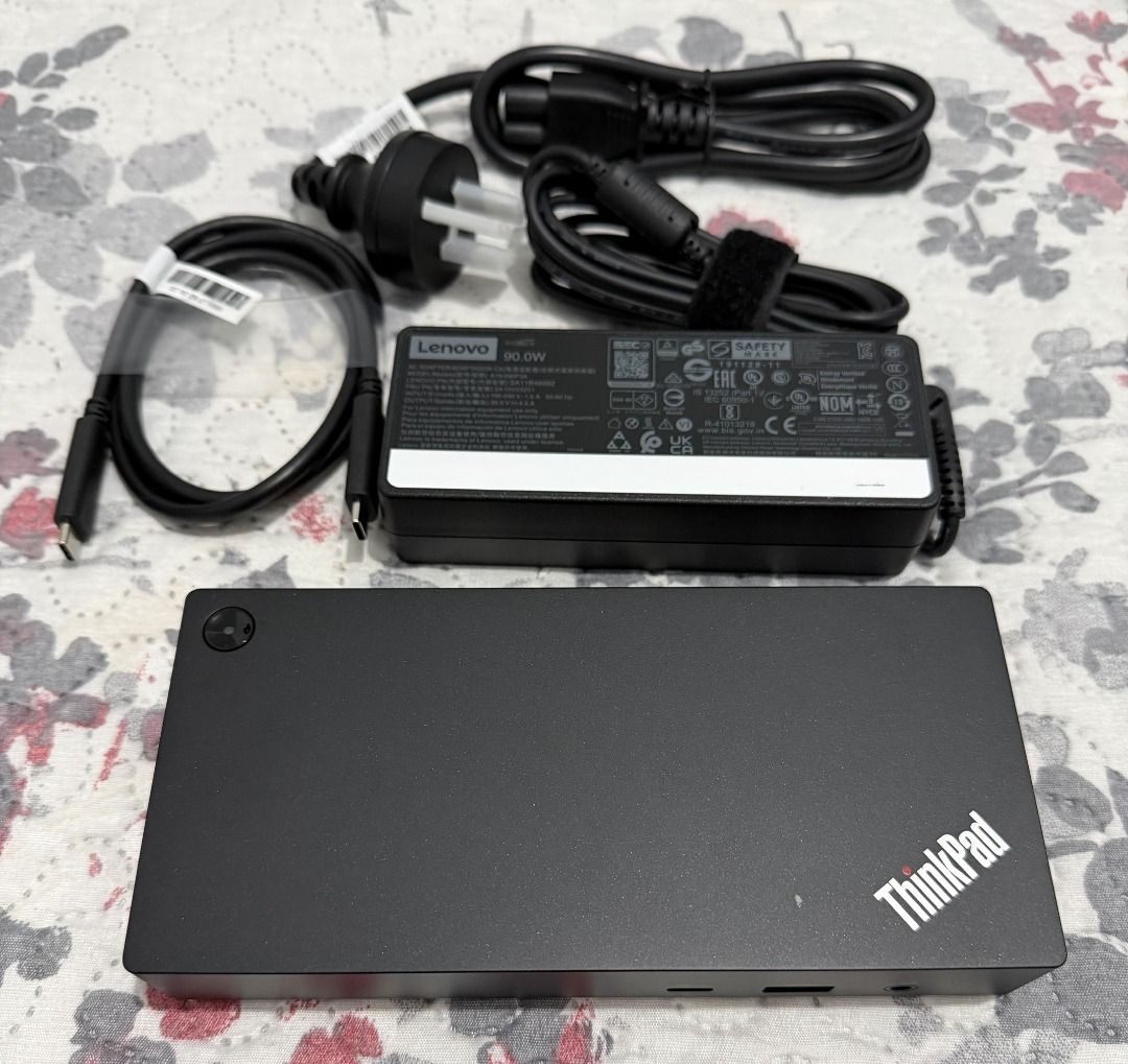Lenovo ThinkPad USB-C Dock for Sale (Category: Office & Business Technology) located in Quezon City. Submitted by solarius01 (Listing ID 1461641854, Image 3). Description: Lenovo ThinkPad USB-C Dock for Sale Brand New and Sealed (Need to erase the details in the picture but the actual box has the Product and Serial Number) 2 pcs on hand Picture is from a different box already used (for reference) Included: 1. Docking Station 2. 90W Power Adapter 