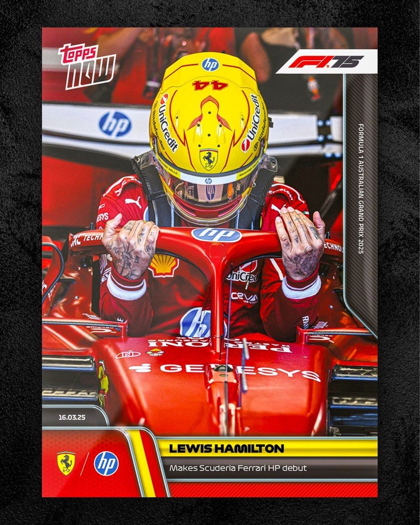 LF Lewis Hamilton first Ferrari appearance topps card (Category: Looking For) located in Paoay. Submitted by happycloud.6c19cd (Listing ID 1461656332, Image 1). Description: I was looking the exact card posted. I’m not selling.