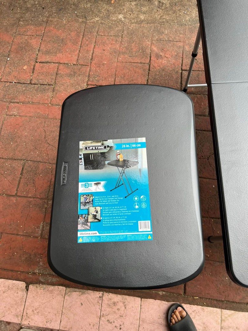 Lifetime Table Black (Category: Other Home Furniture) located in Manila. Submitted by ppangantihan (Listing ID 1461797607, Image 3). Description: Location barangka marikina .