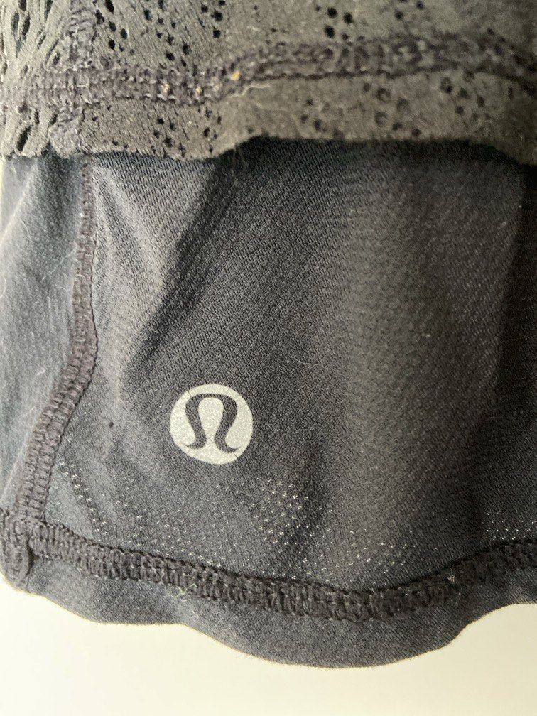 Lululemon black skort (Category: Activewear) located in Pasig City. Submitted by sandace (Listing ID 1461563682, Image 3). Description: Authentic .