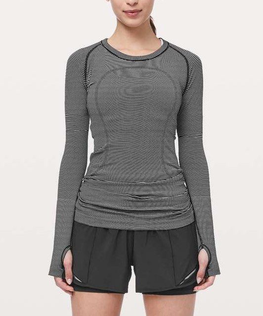 LULULEMON STRIPED SWIFTLY TECH LONGSLEEVE DOT 6 (Category: Activewear) located in Makati City. Submitted by jnc__apparel (Listing ID 1461621510, Image 1). Description: 🏷️ LULULEMON STRIPED SWIFTLY TECH LONGSLEEVE DOT 6 📌 Dimes: 27L x 15.5W 📌 Size: DOT6 📌 Condition: Like new 📌 Color rate: 10/10 📌 Issue: None ✅ Washed and ready to wear.