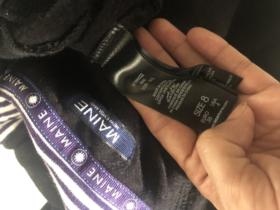 maine black fleece-style jacket (Category: Coats, Jackets and Outerwear) located in Noveleta. Submitted by prelovedmylabs (Listing ID 1461737881, Image 2). Description: ganda.