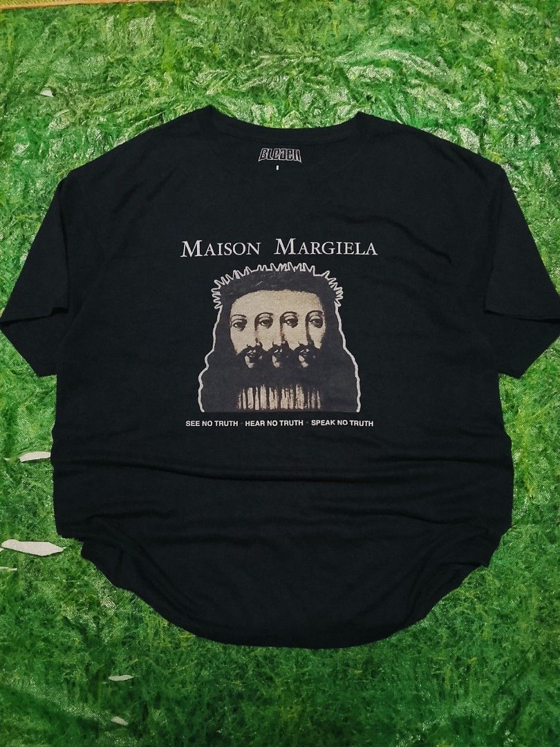 Maison Margiela triple Jesus tee (Category: Formal Shirts) located in Tagbina. Submitted by jera-thrift.16 (Listing ID 1461710912, Image 1). Description: Excellent condition color rate: 9.5/10 Dimes: W-22 L-28.5 No issue negotiable.