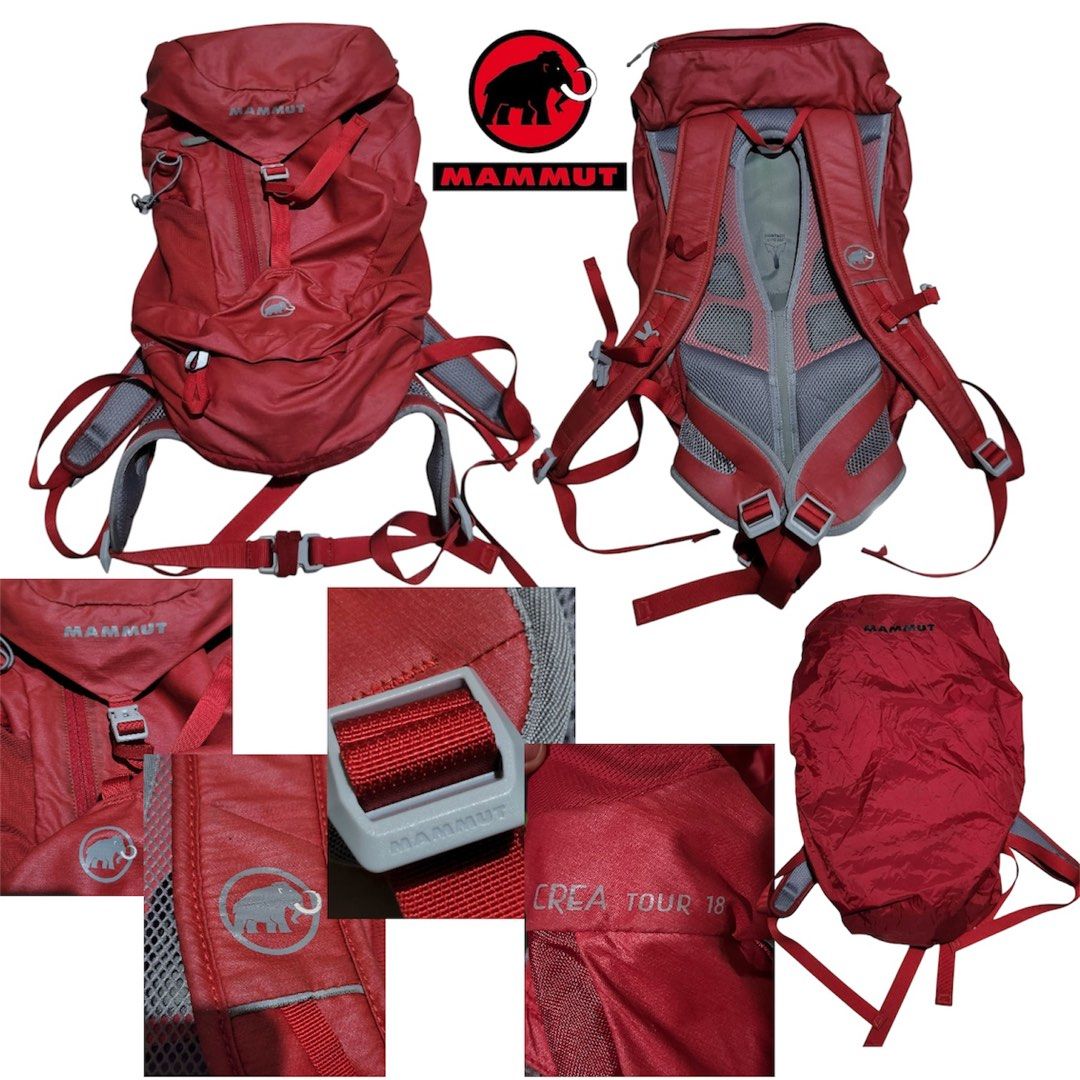 MAMMUT CREA TOUR 18 (Category: Hiking & Camping) located in Abucay. Submitted by emerald1986 (Listing ID 1461620074, Image 2). Description: MAMMUT CREA TOUR 18 RFS: MALIIT SAKIN With Backpack Cover EXCELLENT CONDITION Not Budget meal No to swap!.
