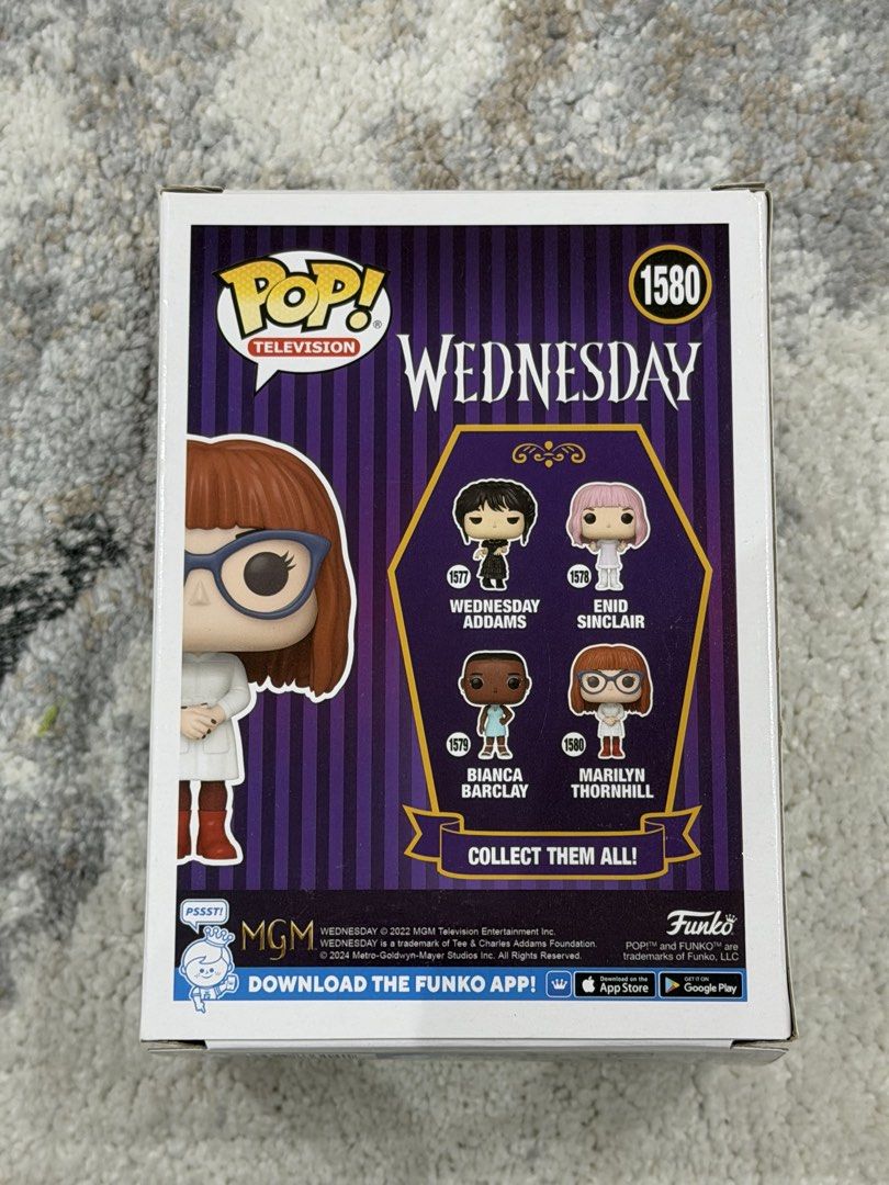 Marilyn Thornhill (FUNKO POP) (Category: Designer & Blind Box Toys) located in Manila. Submitted by dinonononono (Listing ID 1461631154, Image 2). Description: Wednesday Adams.