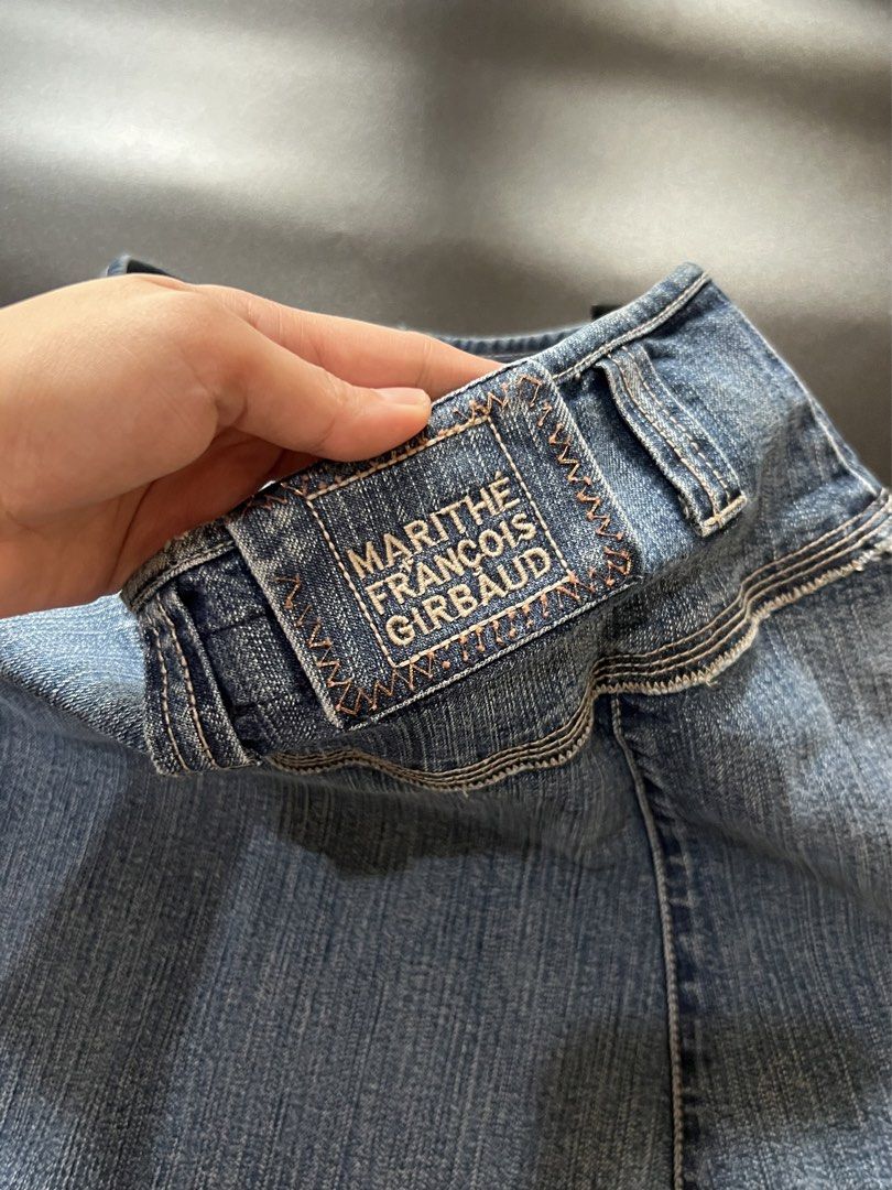 Marithe Francois Girbaud Denim Skirt Orig💯 (Category: Luxury Apparel) located in Cebu City. Submitted by sexyclosetph2.0 (Listing ID 1461717175, Image 3). Description: Orig💯 Like new condition Color rate 10/10 Very nice in actual Fits small-med.
