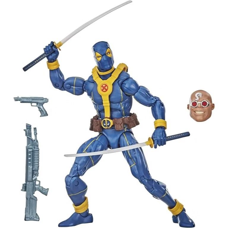 Marvel Legends X-Men Deadpool 6 inch Action Figure (Category: Figurines & Statues) located in Pasig City. Submitted by kumiko08 (Listing ID 1461791493, Image 2). Description: 📌 brand new in box 📌 poor / damaged box condition 📌 box may have some creases from storage and shipping 📌 NOT for mint box collectors 📌 build a figure (baf) removed and not included 📌 authentic product by Hasbro.