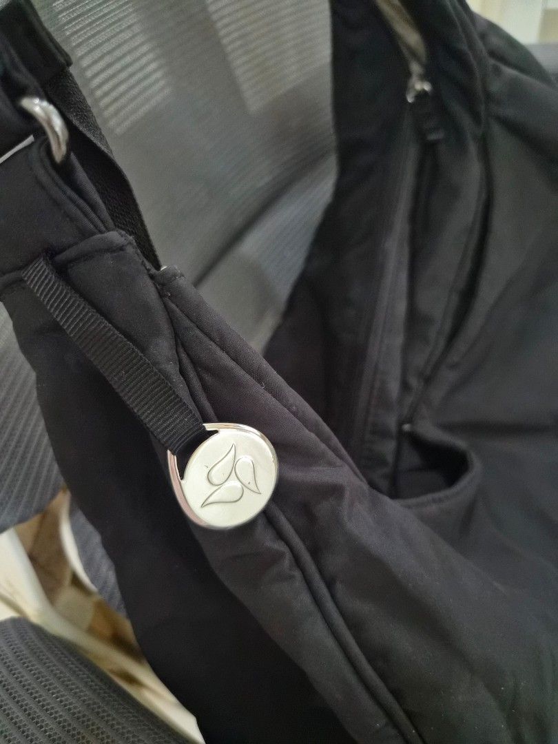 Medela Breastpump Bag (Category: Shoulder Bags) located in Koronadal. Submitted by shineubs (Listing ID 1461611349, Image 3). Description: - Sleek black nylon breastpump bag - extra bag rarely used - Adjustable strap for comfortable wear - Exterior: Front zippered pocket and side flap pocket - Interior: Small zippered pocket - Elegant silver hardware details - Clean and minimalist design, perfect for breastfeeding mom .