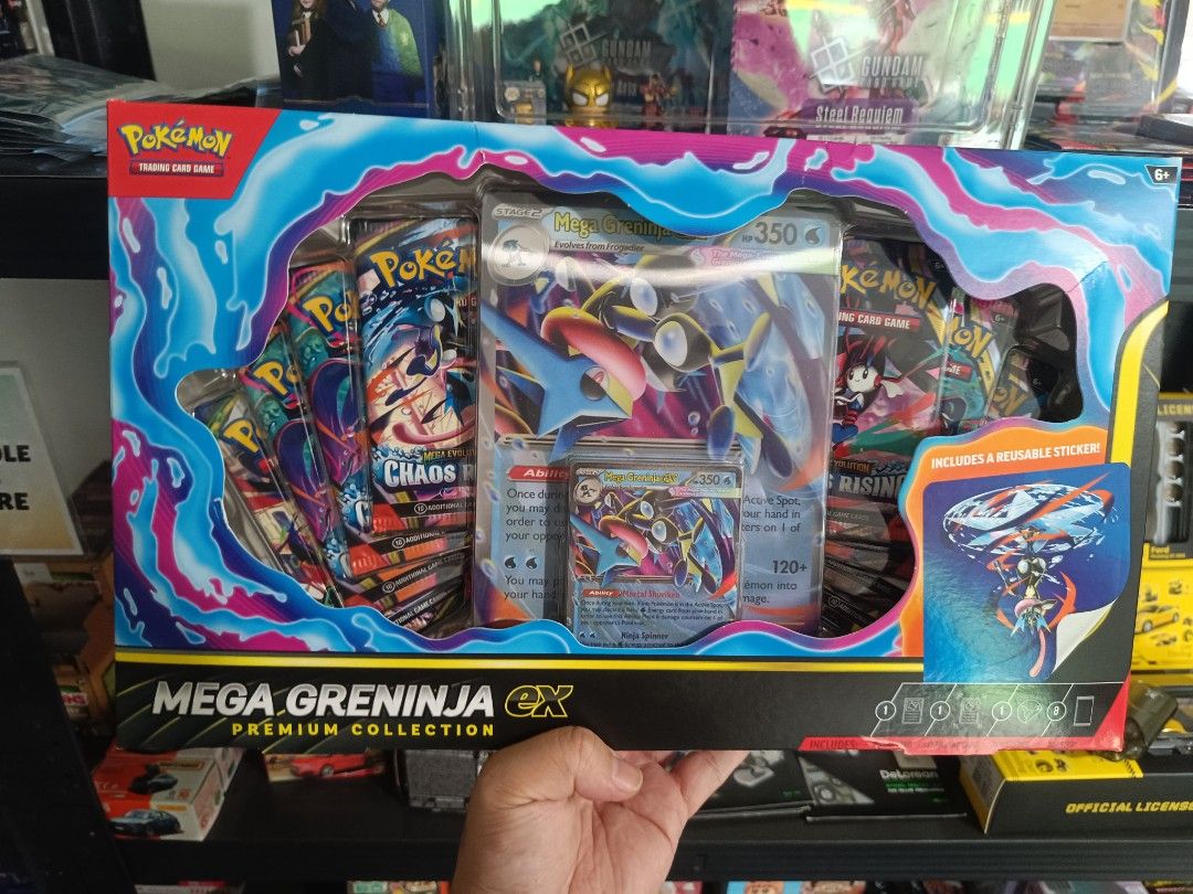 Mega Greninja EX Premium Collection (Category: Raw Singles) located in Santa Ana. Submitted by smoothgotgame (Listing ID 1461742727, Image 1). Description: .