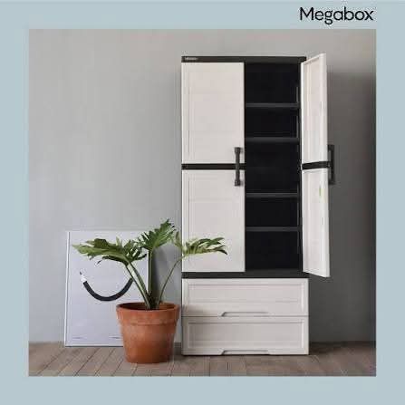 Megabox Cabinet with Drawer MG-188 (Category: Shelves, Cabinets & Racks) located in Manila. Submitted by redonline (Listing ID 1461670705, Image 2). Description: Megabox Cabinet with Drawer MG-188 ₱4600 ON HAND BRAND NEW Mode of Payment: Gcash,COD Same day delivery + Delivery Fee PM for orders and inquiries.