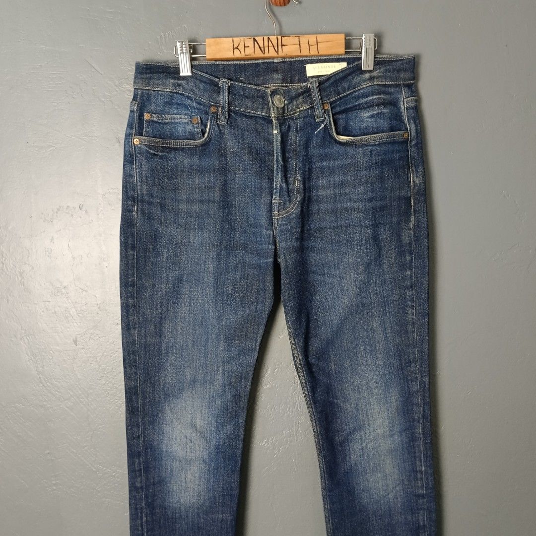 Men's - Allsaints (Category: Jeans) located in Bacolod City. Submitted by drop.ph (Listing ID 1461693379, Image 1). Description: Allsaints - Rex Slim Fit Jeans *Stretchable *Fits - 30-31 Length - 42.5, Leg Opening - 6.5 *Excellent cloth *Small stain *Price: 1,200php *Add SF if outside Bacolod City .