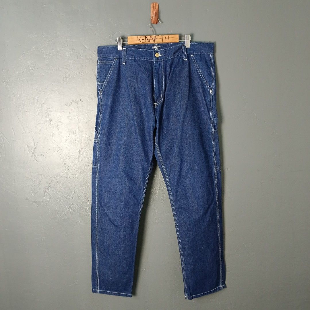 Men's - Carhartt WIP (Category: Jeans) located in Bacolod City. Submitted by drop.ph (Listing ID 1461678759, Image 3). Description: Carhartt WIP - Ruck Single Knee Pants Authentic *Fits 34-35 Length - 41, Leg Opening - 7.5 *Excellent cloth *Small scratch *Price: 3,000php *Add SF if outside Bacolod City .