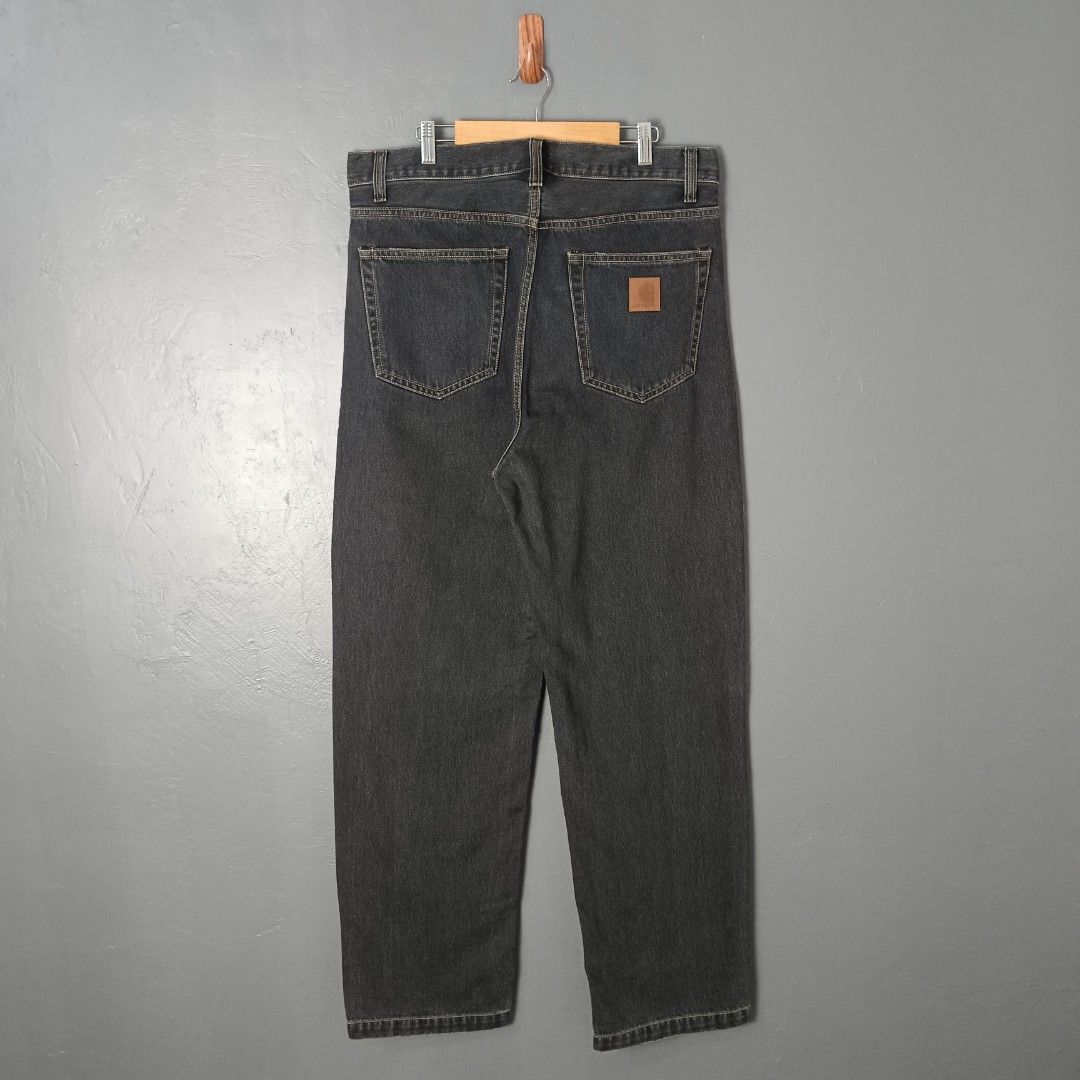 Men's - Carhartt WIP (Category: Jeans) located in Bacolod City. Submitted by drop.ph (Listing ID 1461679136, Image 2). Description: Carhartt WIP - Aaron Pant - Stone Wash Authentic *Fits 34-35 (Actual Tape) Length - 46, Leg Opening - 8.5 *Excellent *No Flaws *Price: 3,000php *Add SF if outside Bacolod City .