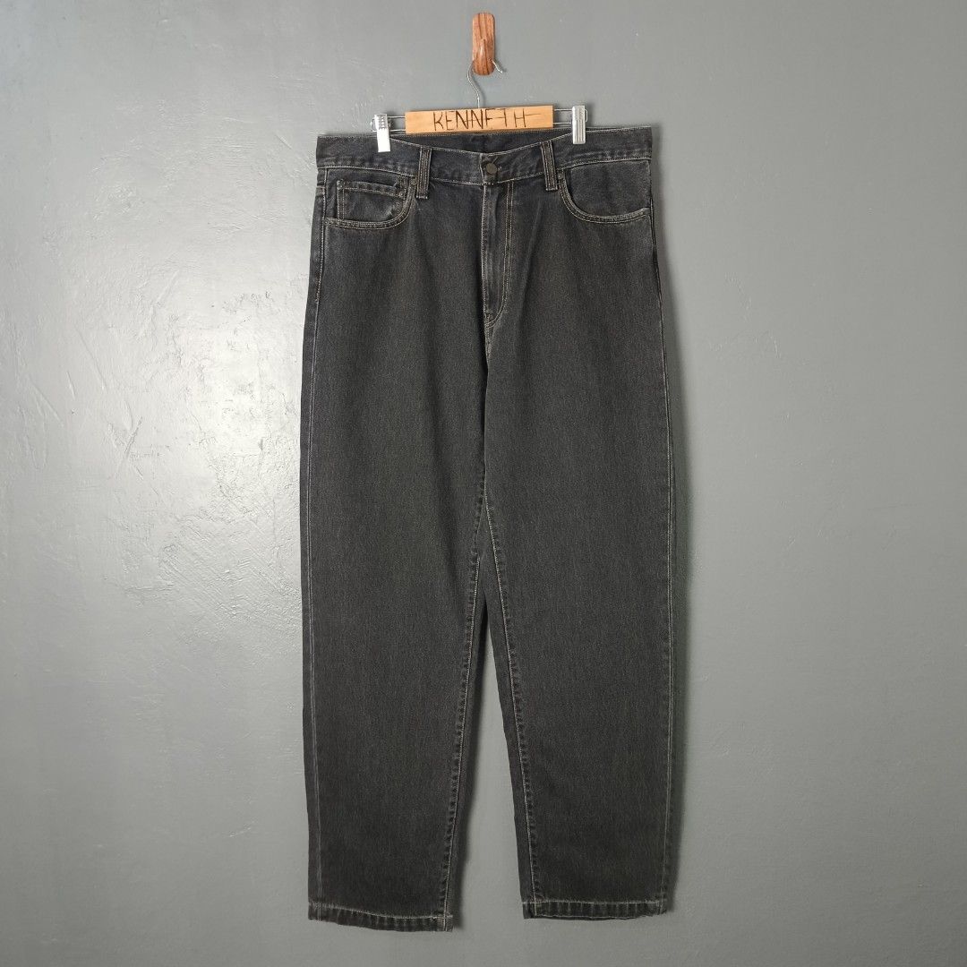 Men's - Carhartt WIP (Category: Jeans) located in Bacolod City. Submitted by drop.ph (Listing ID 1461679136, Image 3). Description: Carhartt WIP - Aaron Pant - Stone Wash Authentic *Fits 34-35 (Actual Tape) Length - 46, Leg Opening - 8.5 *Excellent *No Flaws *Price: 3,000php *Add SF if outside Bacolod City .
