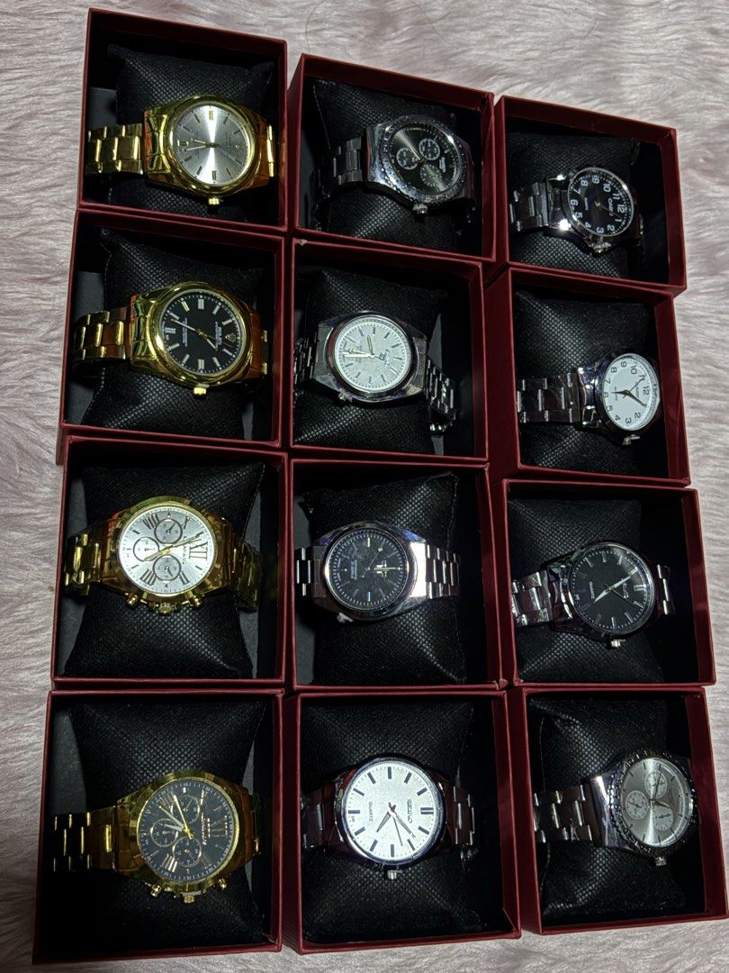 Men’s Watch (Category: Men's Watches) located in Rizal. Submitted by llaayy_ (Listing ID 1461641480, Image 1). Description: Men’s Watch brand new with box. DM for more designs Open for wholesale/bulk orders Also available: • Vintage Watch etc. MOD: J&T or Lalamove.