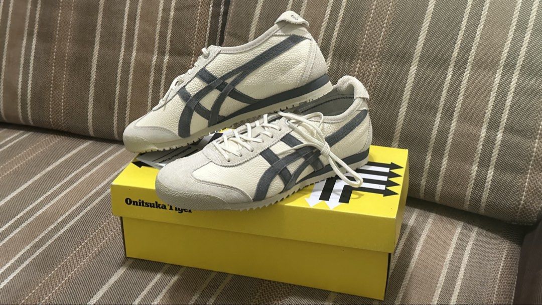Mexico 66 Onitsuka Tiger Birch/ Metropolis (Category: Sneakers) located in Manila. Submitted by apparella (Listing ID 1461656400, Image 3). Description: 🔥 ONITSUKA TIGER — BRAND NEW, NEVER USED! 🇯🇵 Selling my Onitsuka Tiger, bought in Japan 🇯🇵 👟 BRAND NEW — NEVER WORN / NEVER USED 💯 Authentic 🇯🇵 Bought in Japan ✨ Perfect condition 💸 Price negotiable — reasonable offers welcome! Impulse buy lang 😅 Unfortunately, hindi ko na siya nagagam