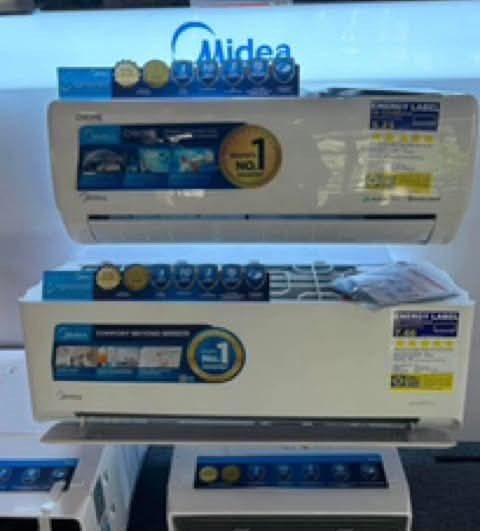 MIDEA SPLIT TYPE INVERTER AIR CONDITIONER (Category: Air Conditioning and Heating) located in Manila. Submitted by may572156 (Listing ID 1461738169, Image 1). Description: MIDEA SPLIT TYPE INVERTER AIR CONDITIONER Msce-10crfn8 1hp -20,800 Msce13crfn8 1.5hp - 21,800 Msce19crfn8 2hp - 27,700 Msce22crfn8 2.5hp - 33,300 Msce25crfn8 3hp -50,500 Midea Chione FREE INSTALL MSCH-10CRFN8 1hp - 24,700 MSCH-13CRFN8 1.5hp- 26,650 MSCH-19CRFN8-34,000 2hp MSCH-