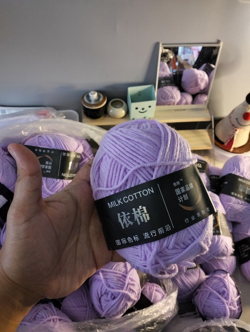 Milk Cotton Yarn (Category: Craft Supplies & Tools) located in Manila. Submitted by alayassulittipidfinds (Listing ID 1461693049, Image 2). Description: limited stocks.