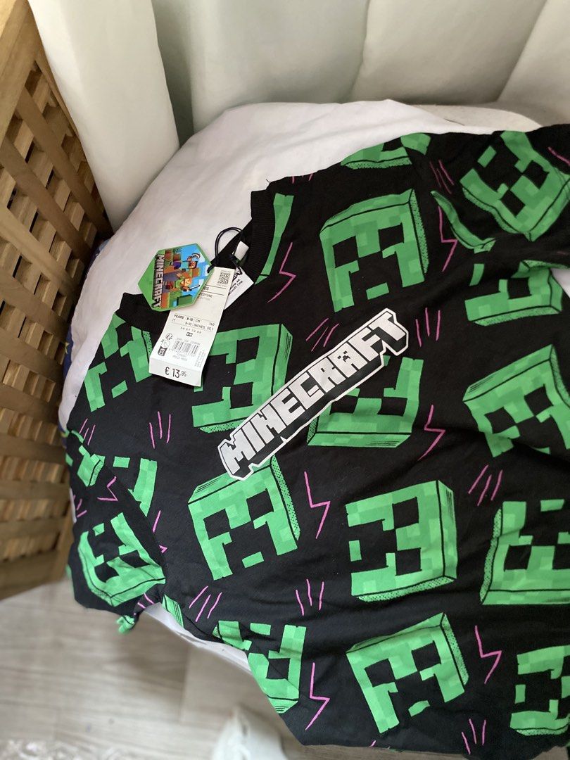 6-8y Minecraft Kids Tshirt (Category: Babies & Kids Fashion) located in Bulacan. Submitted by spidermom001020 (Listing ID 1461663075, Image 1). Description: AVAILABLE Brand new overruns Payment: Gcash, Maya Shipping: J&T, Lalamove Loc: Hagonoy/Malalos Bulacan.