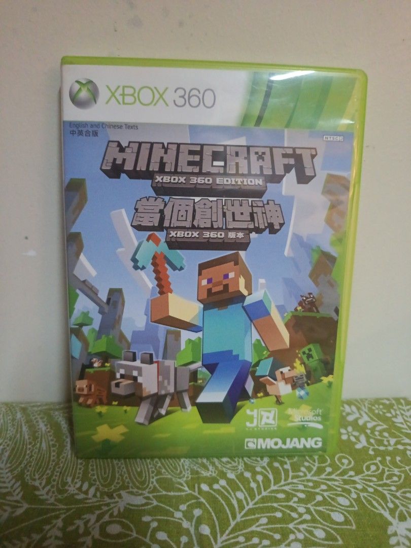 Minecraft Xbox 360 Edition Game (Category: Xbox) located in Muntinlupa City. Submitted by markkeub (Listing ID 1461754203, Image 1). Description: - Minecraft Xbox 360 Edition - Chinese and English Version - Original Case and Disc Included - Explore vast worlds and build anything - Perfect for all ages pick up alabang send sameday lalamove or grab send 1/2 days flashexpress.