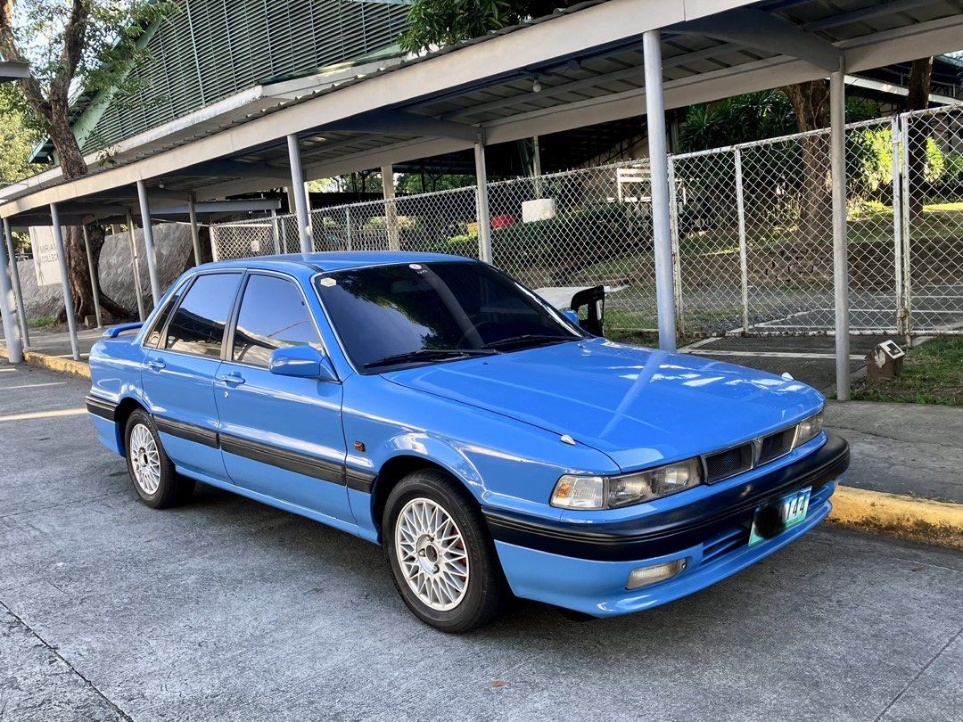Mitsubishi Galant MPI Auto (Category: Used Cars) located in Quezon City. Submitted by michaelreyes5611 (Listing ID 1461572189, Image 2). Description: Vintage classic Galant MPI. Automatic. Overhauled engine at 162k kilometers. Carbureted engine. Registered until 2027. Extra pair of rear lights. For serious enthusiast collectors buyers only..