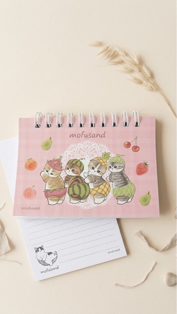 Mofusand notepad (Category: Stationery & School Supplies) located in Imus. Submitted by tinta_by_yam (Listing ID 1461620414, Image 1). Description: Available in two colors - green and pink. Brand new and imported from Japan. What you see is what you get. Perfect for writing important memos and notes..