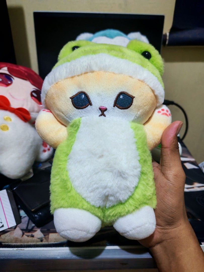 Mofusand Panda Cat and Frog Cat (Category: Plushies & Soft Toys) located in Marikina City. Submitted by ryangoyala80702 (Listing ID 1461775262, Image 2). Description: minor stains on frog cat removable.