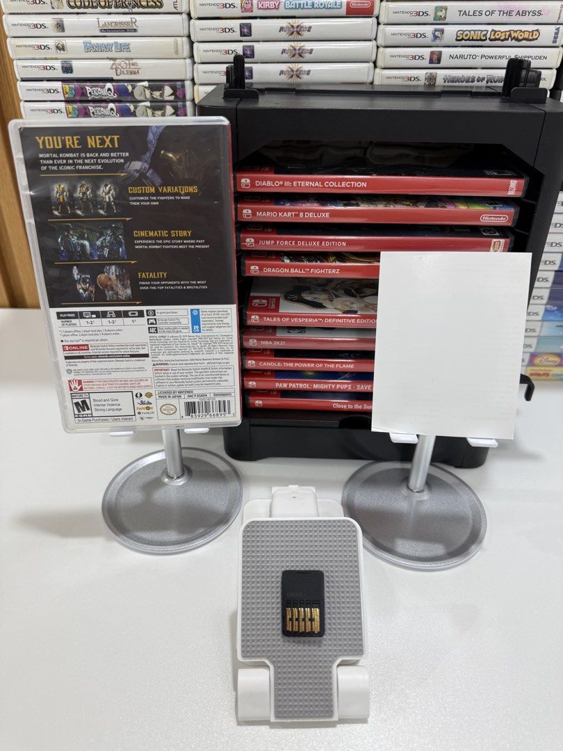 Mortal Kombat 11 Nintendo Switch game (Category: In-Game Products) located in Baliuag. Submitted by mostlyaboutnintendo (Listing ID 1461755576, Image 2). Description: 📢 COMPLETE IN CASE AND MANUAL ✔️ Authentic ✔️ Mabilis ma-read mismong cartridge ✔️ Guaranteed tested and working ✔️ Will always send tested pics before ship out ✔️ Clean Pins ✔️ US Version Mortal Kombat 11 delivers intense fighting action with a roster of iconic characters, brutal 