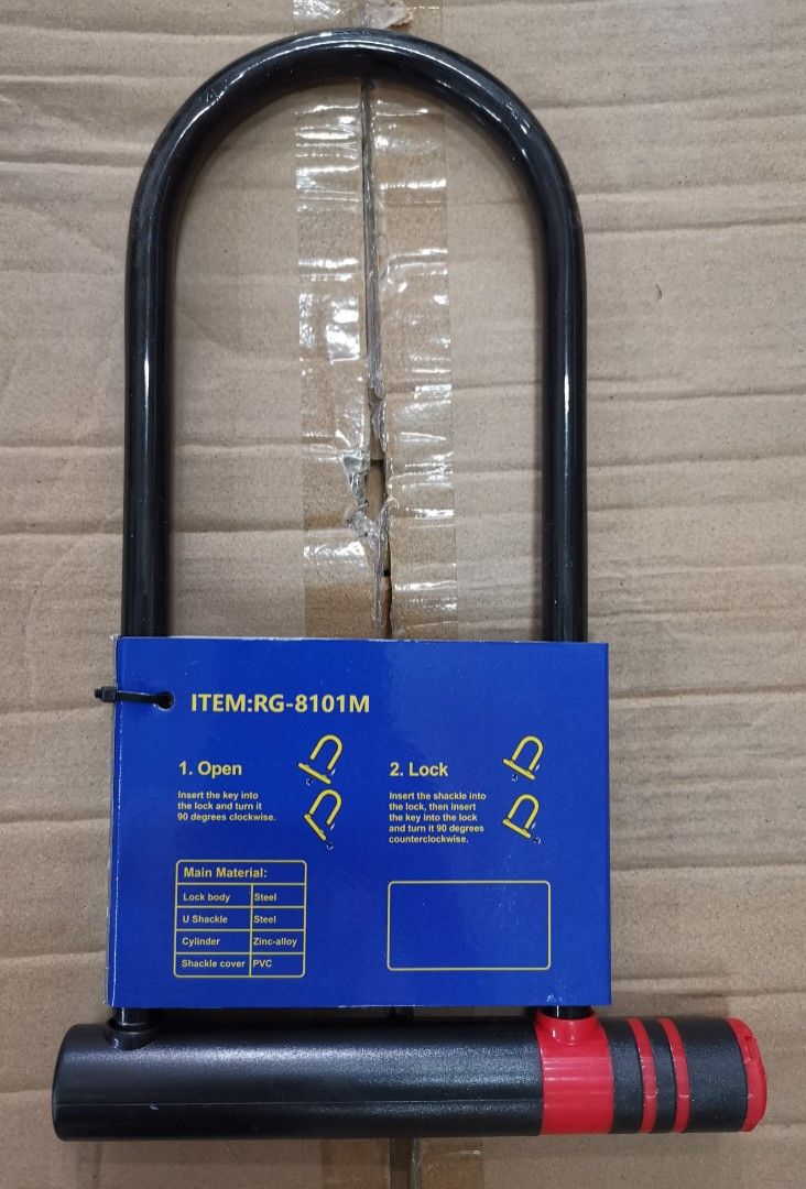 Motor/bike cable locks (Category: Locks, Doors & Gates) located in Malabon City. Submitted by mrsuabae (Listing ID 1461574702, Image 3). Description: Heavy duty motorcycles and bike cable locks (Regina brand).