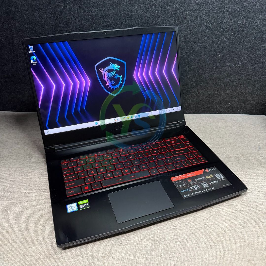 MSI GF63 電競手提電腦｜i7-9750H｜16GB RAM｜512GB SSD｜GTX 1050 Ti # Laptop / 手提電腦 / 筆記本 / Notebook / 二手電腦 / 二手手提電腦 / 筆記本電腦 / 電競筆電 / 高效能筆電 / MSI筆電 / Gaming （分類：手提電腦）位於 Hong Kong。 由 yuansheng_computer_recycling 提交（商品編號 1461776841，圖片 1）。簡介： 🎮 MSI GF63 Gaming Laptop 電競手提電腦 機身輕薄，配備 Intel i7 六核心處理器及 NVIDIA GTX 1050 Ti 獨立顯示卡，適合日常工作、上網、睇片、文書以及一般電競遊戲使用。 📋 詳細配置 * 型號：MSI GF63 * CPU：Intel Core i7-9750H * RAM：16GB DDR4 * SSD：512GB * 顯示卡：NVIDIA GeForce GTX 1050 Ti * 螢