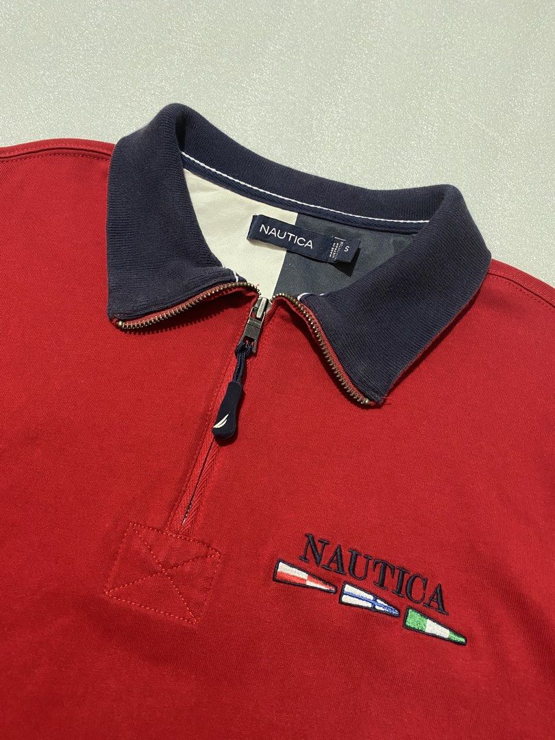 NAUTICA QUARTER ZIP JACKET (Category: Coats, Jackets and Outerwear) located in Caloocan City. Submitted by alexahvaldez (Listing ID 1461566951, Image 3). Description: NEGO FOR SURE BUYER JUST DM YOUR OFFER 22 / 29 LIKE NEW CONDITION NO ISSUE.