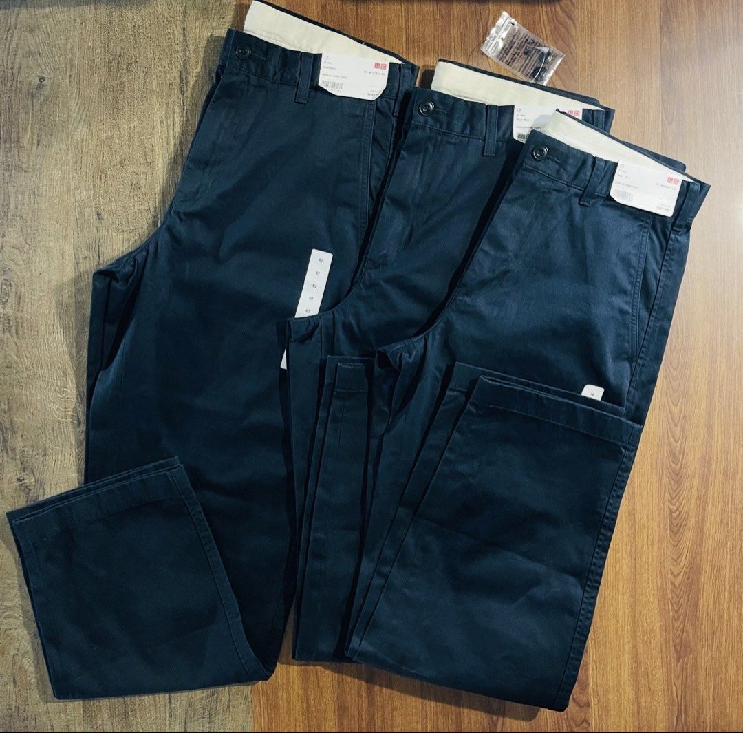 Navy Blue Uniqlo Chinos (Category: Chinos) located in Quezon City. Submitted by akieo (Listing ID 1461783605, Image 1). Description: Uniqlo Chinos Navy Blue Brand new Price 1,400 each Qc.