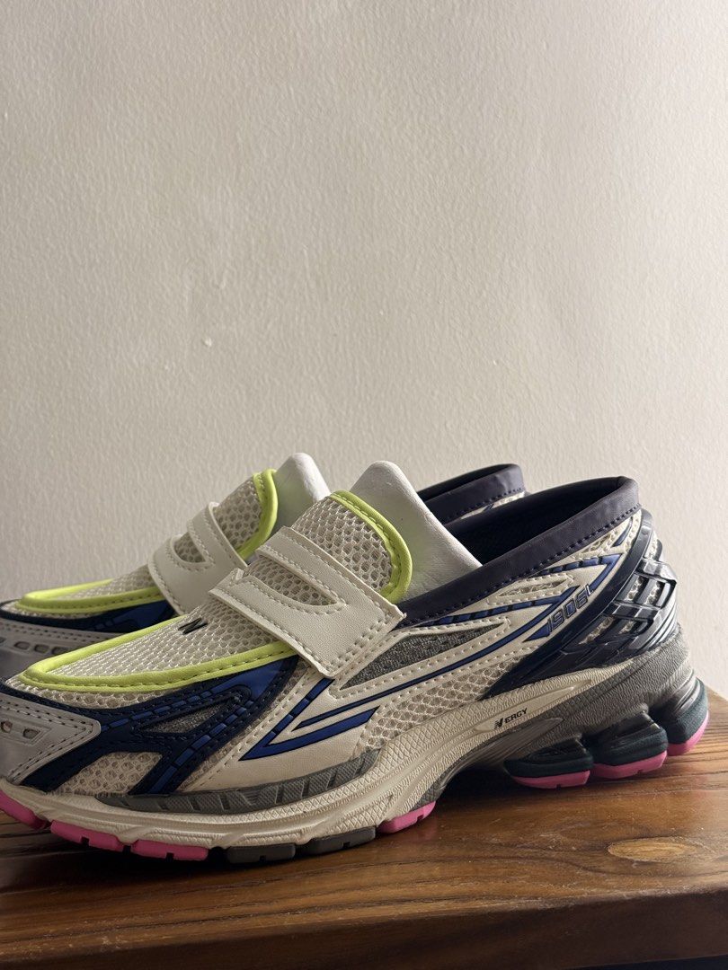 NB 1906L Loafers Size 37 (Category: Loafers) located in Manila. Submitted by bellsuaverdez (Listing ID 1461752763, Image 1). Description: NB 1906L "Neon Silver Metallic" Silver Metallic, NB Navy, & Pink Heat colorway (newly released) Literally used once lang Bought from NB Ayala Malls Manila Bay (Aug 2026) Hard to find model SRP ₱9795 Size 37 EU, 4.5US, 4UK, 22.5cm RSF: Extra pair, impulse buy - I have the silver pair too.