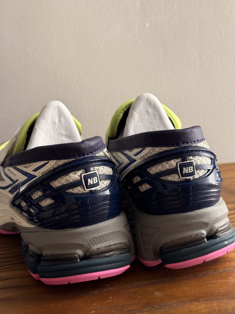 NB 1906L Loafers Size 37 (Category: Loafers) located in Manila. Submitted by bellsuaverdez (Listing ID 1461752763, Image 2). Description: NB 1906L "Neon Silver Metallic" Silver Metallic, NB Navy, & Pink Heat colorway (newly released) Literally used once lang Bought from NB Ayala Malls Manila Bay (Aug 2026) Hard to find model SRP ₱9795 Size 37 EU, 4.5US, 4UK, 22.5cm RSF: Extra pair, impulse buy - I have the silver pair too.