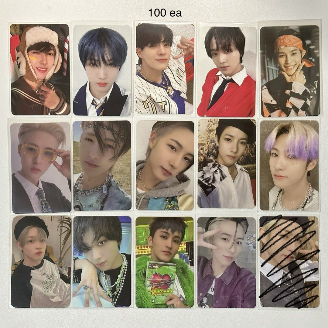 NCT assorted pcs (Renjun, Jisung, Jeno, Haechan, Yangyang, Chenle, Mark) (Category: K-Wave Merchandise) located in Tarlac. Submitted by spanishlattequeen (Listing ID 1461633507, Image 1). Description: - all pcs are onhand and clean unless stated otherwise - payo or 5 days dop (can nego just dm me) - make sure read all the T&Cs before you transact❗️ mop: gcash/maya/maribank.