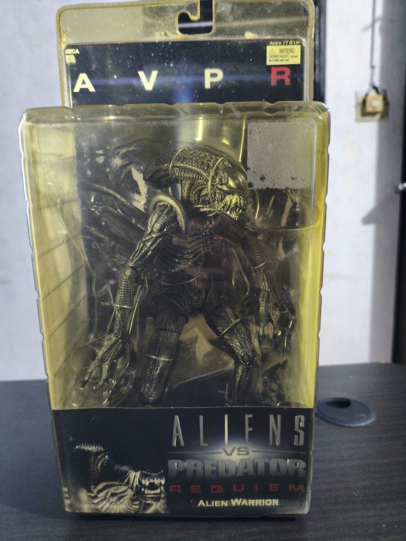 Neca AVP Requiem Alien Warrior (Category: Figurines & Statues) located in Rizal. Submitted by johnics1123 (Listing ID 1461726886, Image 1). Description: For sale only MISB although may punit sa upper part ng plastic na yellowish see pics. Neca AVP Requiem Alien Warrior pickup brgy muzon taytay rizal payment Cash BPI Gotyme Maribank Maya .