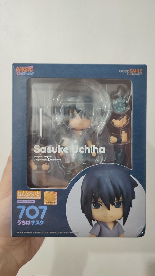 FS/TF - Nendoroid 707 Sasuke Reissue (Category: Figurines & Statues) located in Valenzuela. Submitted by esnoppy (Listing ID 1461766429, Image 2). Description: Nendoroid 707 Sasuke Reissue MISB 2300 trade value For trade sa: -Figures/Merch from Naruto only (pref naruto, sasuke, obito, pain, madara, akatsuki) -SHF -Banpresto Loc: Valenzuela Lalamove Meetup: Valenzuela, UST, MRT/LRT.