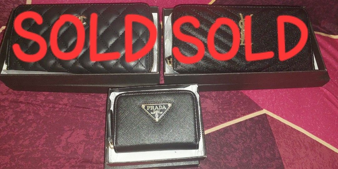New Branded Graded Bags (Category: Luxury Bags & Wallets) located in Pasig City. Submitted by jann8 (Listing ID 1461086983, Image 1). Description: New Branded Top Graded Bags Prada - 600 Lululemon pink beltbag - 600 Lululemon wallet - 350 Marc Jacobs blue (has marker at the back) - 450 Marc Jacobs wallet sling with box - 980 long champ (little rusted) - 250 LV microbag or Chanel each bags - 1,200 Gentlewoman each bags- 250 Goyard white - 780 Goya