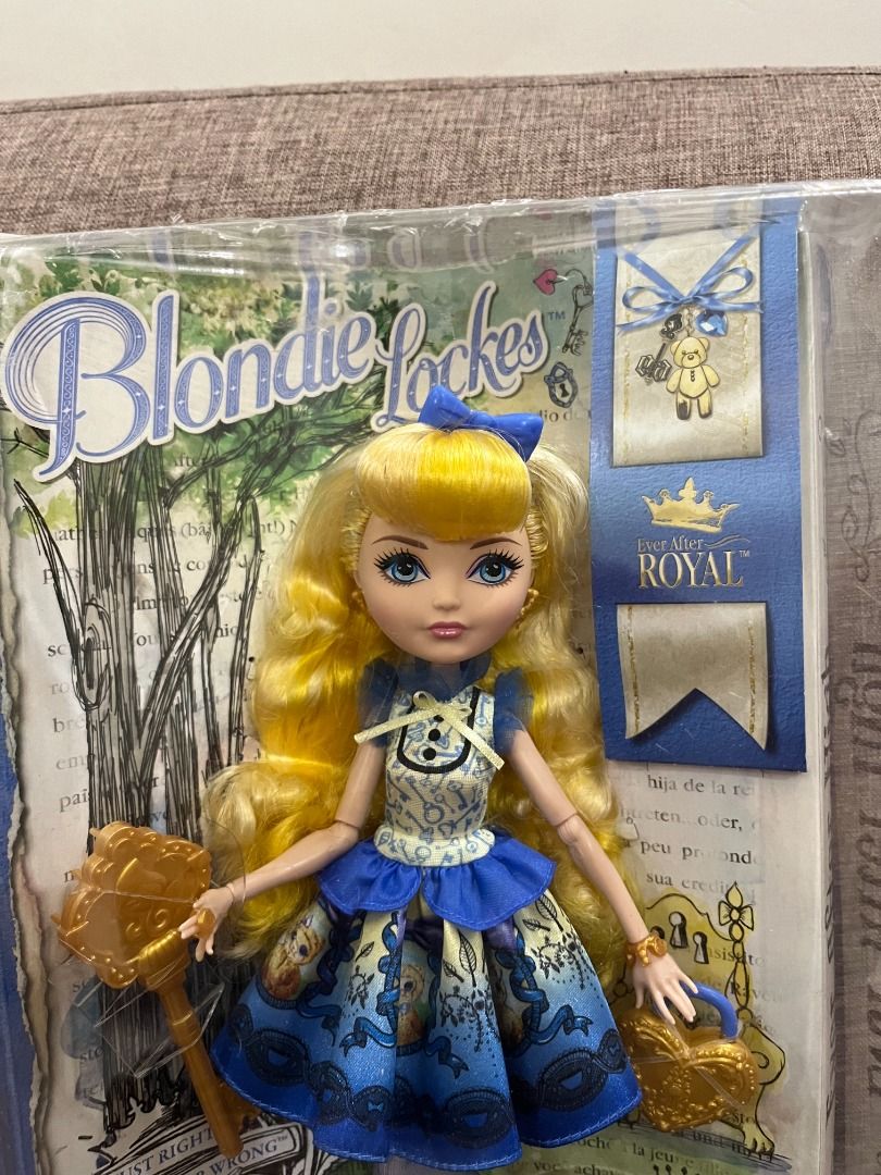 NIB Ever After High EAH First Chapter Blondie Lockes (Category: Kids Toys) located in San Jose del Monte. Submitted by edthehuman (Listing ID 1461713132, Image 2). Description: Opened once to replace deteriorated rubber bands and fix bangs but doll is still intact I sold my original OOB collection years ago but decided to recollect them NIB, so I sourced most of my new collection through eBay, hence the prices. I’m a collector not a full time res