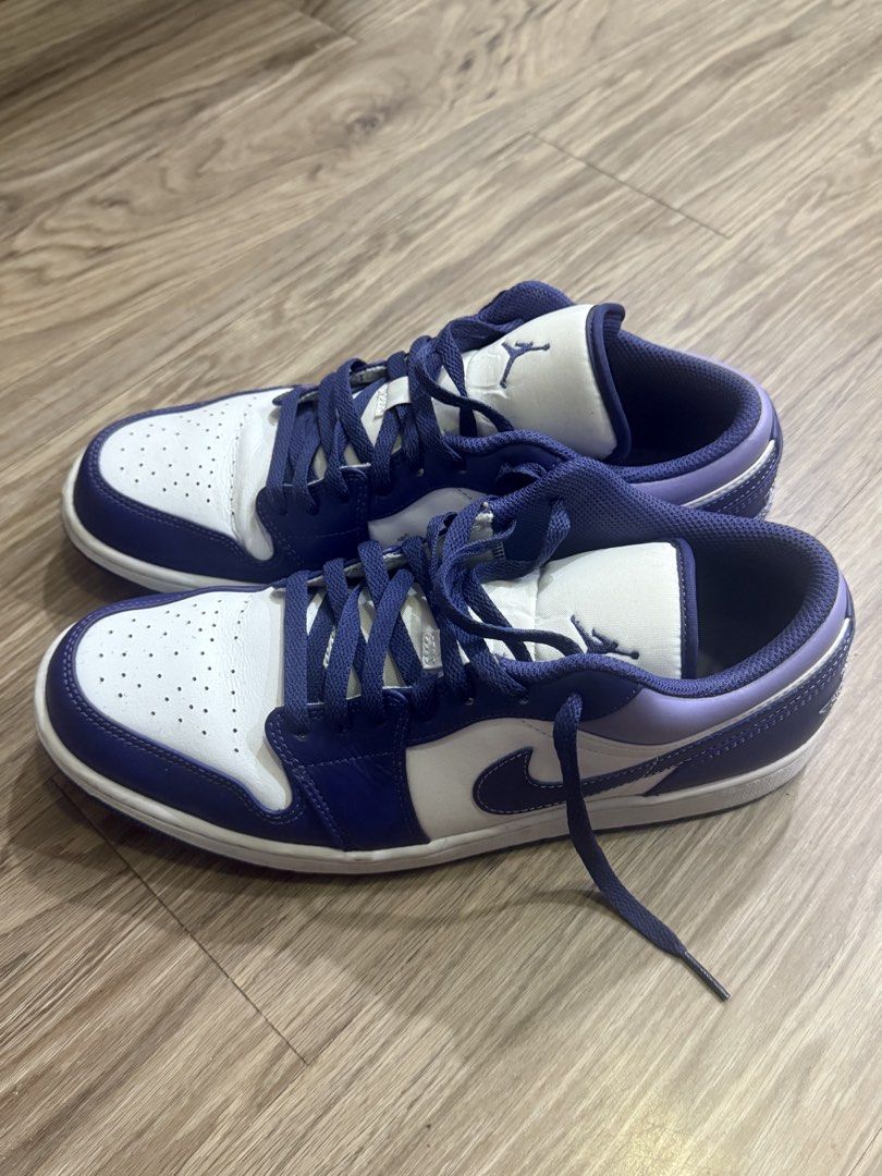 Nike Air Jordan 1 Low “Sky Purple” (Category: Casual Shoes) located in Agdangan. Submitted by byiggy (Listing ID 1461633076, Image 1). Description: SIZE US 11 - Used less than 10 times only. - Bought for 6k+ - Bought in 2023 - No box already, natapon na 🥹 - Minimal creases - Still and feels new (also smells new) - RFS: Decluttering .
